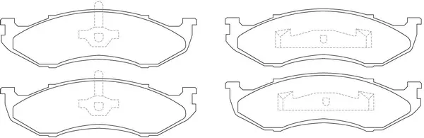 Brake Pad Set, disc brake (BP28490)