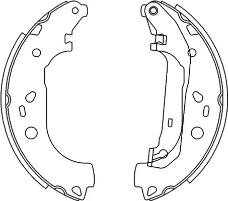 Brake Shoe Set (BS51001)