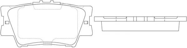 Brake Pad Set, disc brake (BP21522)