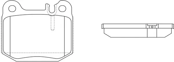 Brake Pad Set, disc brake (BP31203W)