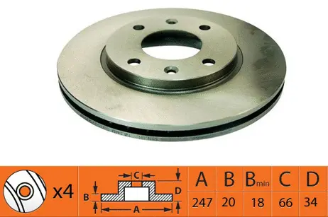 Brake Disc (BR42108T)
