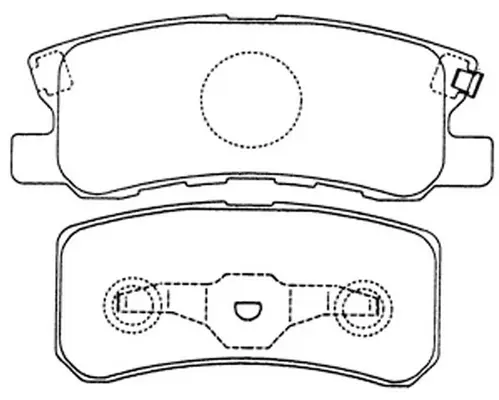 Brake Pad Set, disc brake (BP23450)