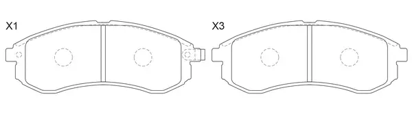 Brake Pad Set, disc brake (BP23808)
