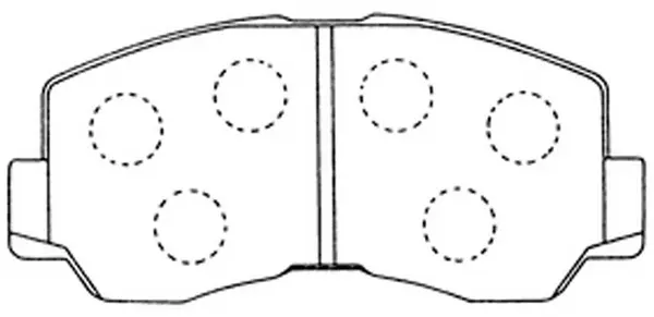 Brake Pad Set, disc brake (BP23084)