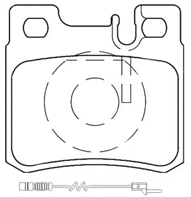 Brake Pad Set, disc brake (BP31006W)
