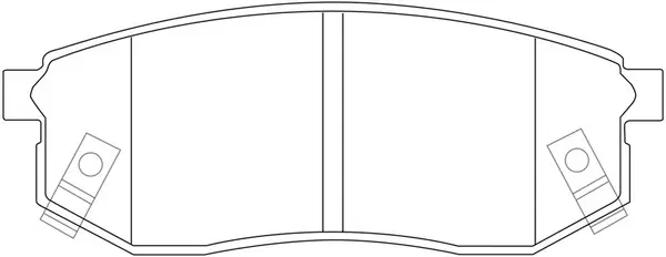 Brake Pad Set, disc brake (BP11366)