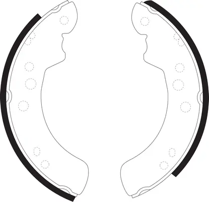 Brake Shoe Set (BS51606)