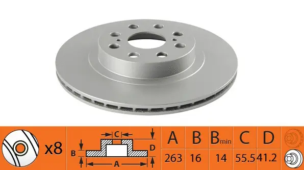 Brake Disc (BR21212T)