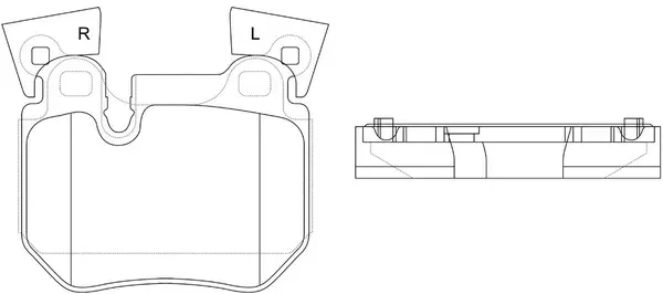 Brake Pad Set, disc brake (BP32569)