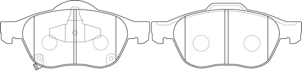 Brake Pad Set, disc brake (BP21236)