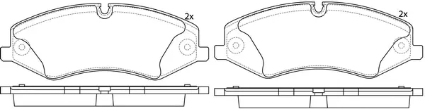 Brake Pad Set, disc brake (BP47488)