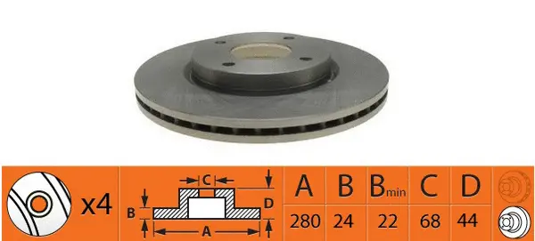 Brake Disc (BR22146T)