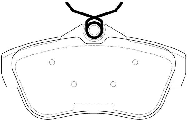 Brake Pad Set, disc brake (BP42534)