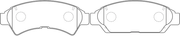 Brake Pad Set, disc brake (BP21259)