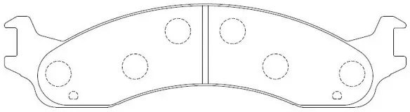 Brake Pad Set, disc brake (BP51063)
