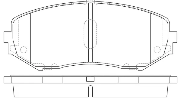 Brake Pad Set, disc brake (BP29802)