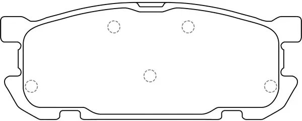 Brake Pad Set, disc brake (BP25809)