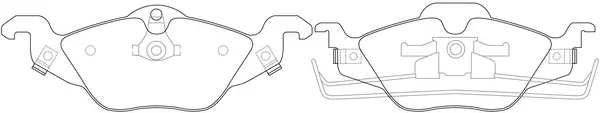 Brake Pad Set, disc brake (BP34189)