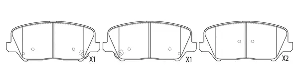 Brake Pad Set, disc brake (BP13007)