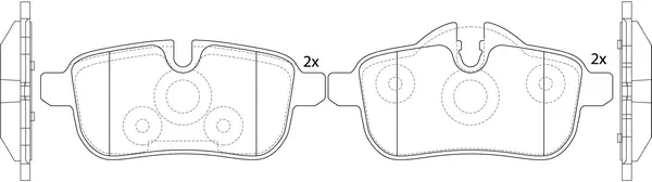 Brake Pad Set, disc brake (BP32514)