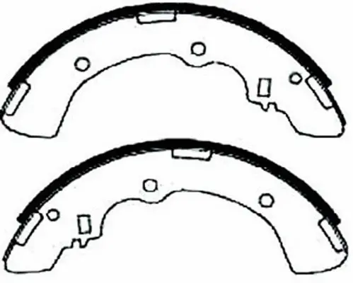 Brake Shoe Set (BS23721)