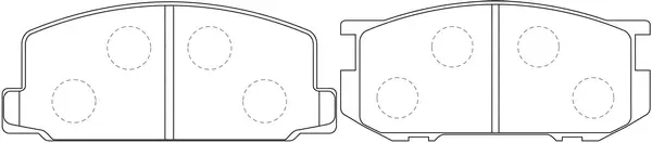Brake Pad Set, disc brake (BP21067)