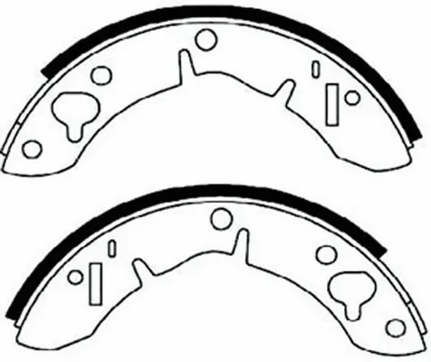 Brake Shoe Set (BS40522)