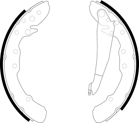 Brake Shoe Set (BS33537)
