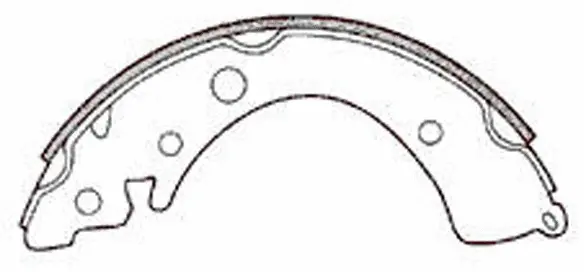 Brake Shoe Set (BS28519)