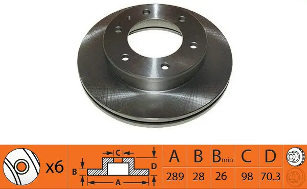 Brake Disc (BR25116T)
