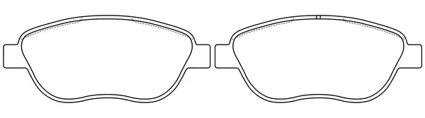 Brake Pad Set, disc brake (BP42187)