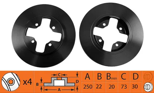 Brake Disc (BR22156T)
