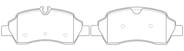 Brake Pad Set, disc brake (BP51020)