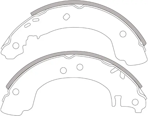 Brake Shoe Set (BS22221)