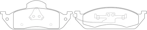 Brake Pad Set, disc brake (BP31116)