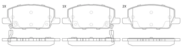 Brake Pad Set, disc brake (BP34006)