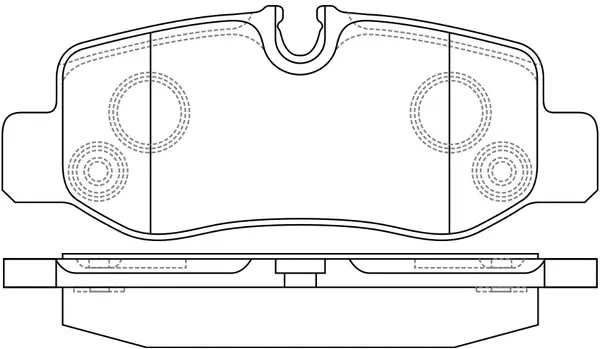 Brake Pad Set, disc brake (BP31028W)