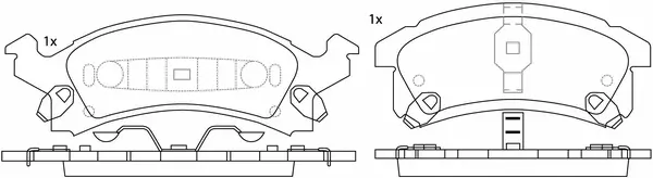 Brake Pad Set, disc brake (BP50311)
