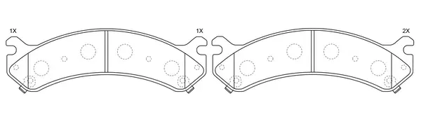 Brake Pad Set, disc brake (BP52409)