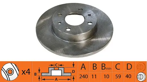 Brake Disc (BR41107)