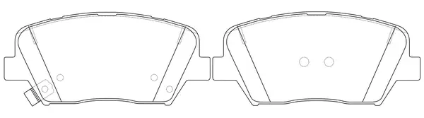 Brake Pad Set, disc brake (BP13799)