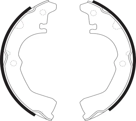 Brake Shoe Set (BS21262)