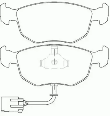 Brake Pad Set, disc brake (BP51171W)