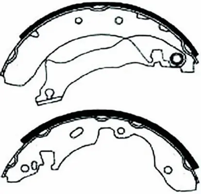 Brake Shoe Set (BS51551)
