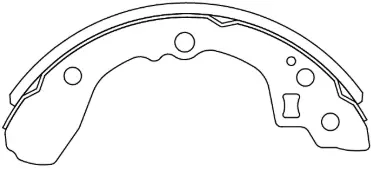 Brake Shoe Set (BS11172)