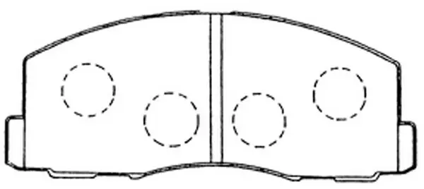 Brake Pad Set, disc brake (BP23158)