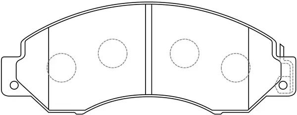 Brake Pad Set, disc brake (BP22368)