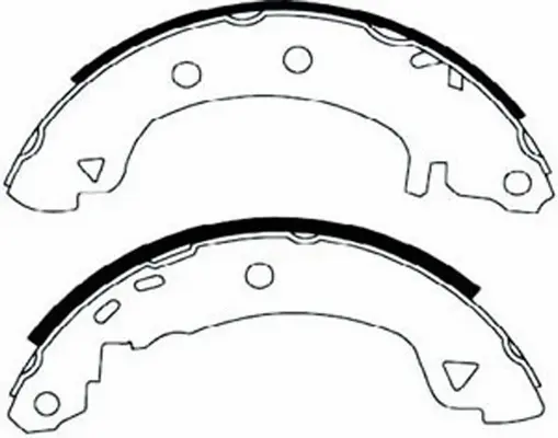 Brake Shoe Set (BS41591)