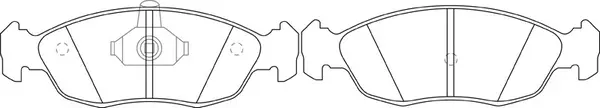 Brake Pad Set, disc brake (BP42170)