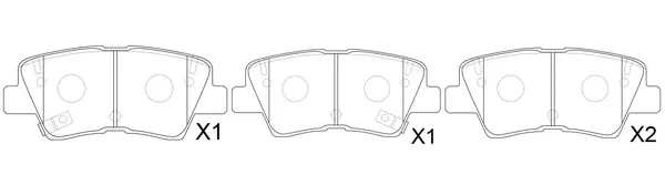 Brake Pad Set, disc brake (BP11538)